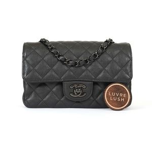 ❌SOLD❌ Chanel So Black Mini Rectangular Flap Bag